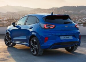 2020 Ford JK Puma: blue rear angle