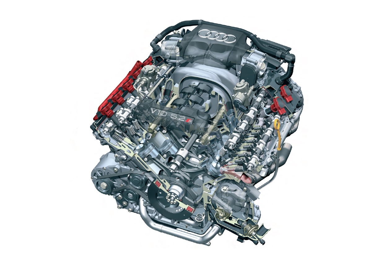 Audi C6 S6: BXA 5.2 FSI V10 engine